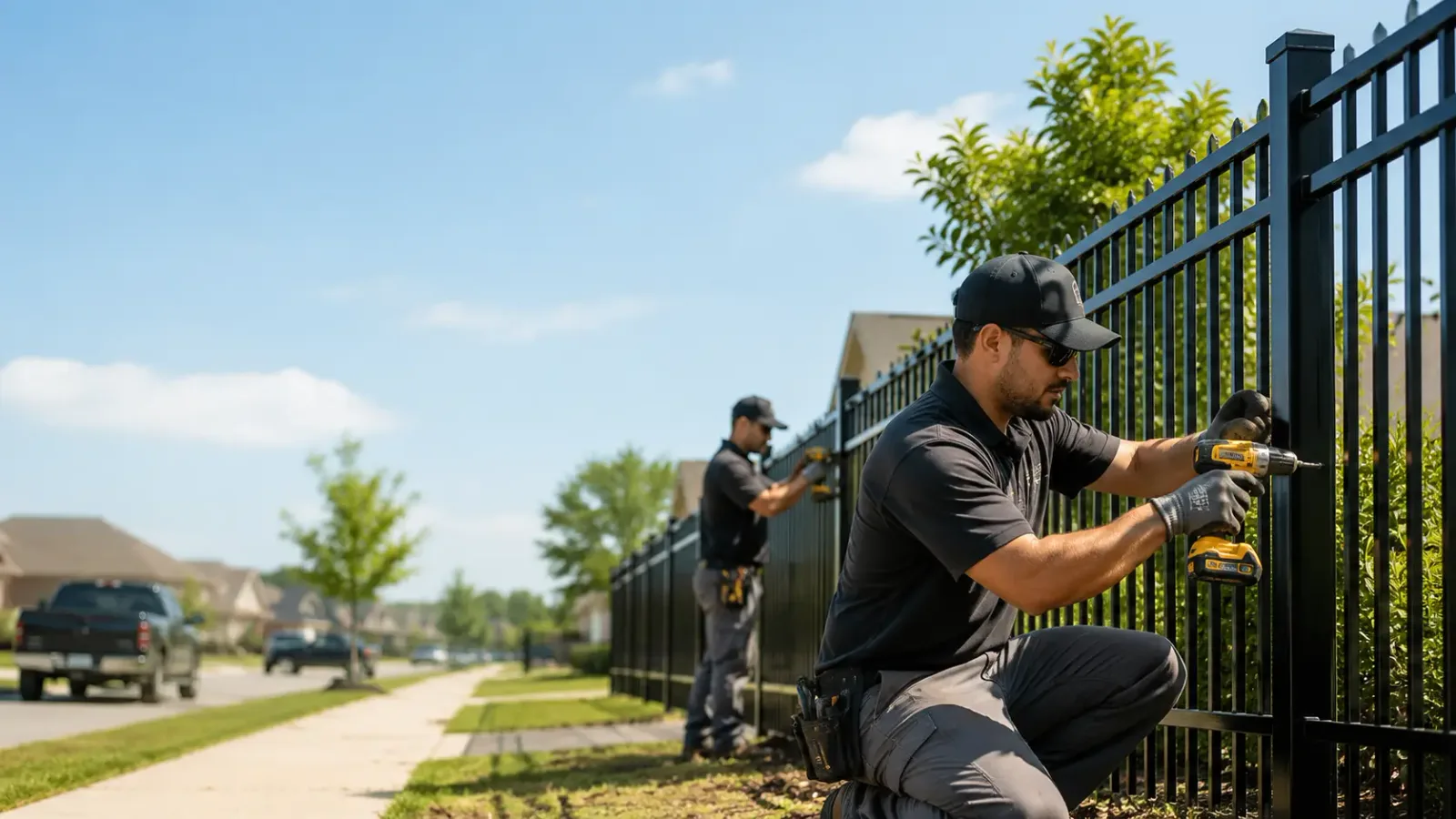 Metal Fence Installation in Provencal, LA